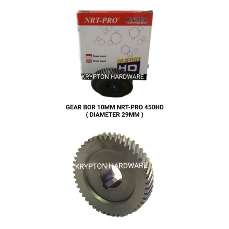 GEAR BOR 10MM NRT-PRO HIGH QUALITY