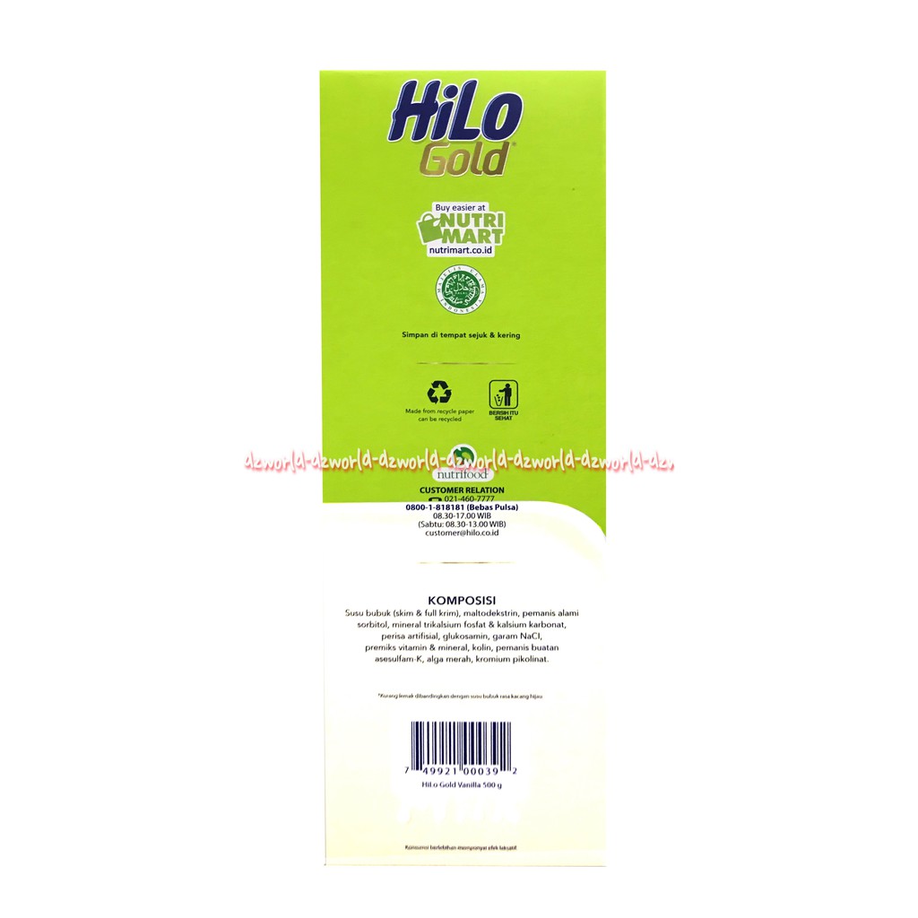 Hilo Gold Original 200gr Susu Bubuk Formula Susu Kalsium Tulang Hailo Untuk Lansia