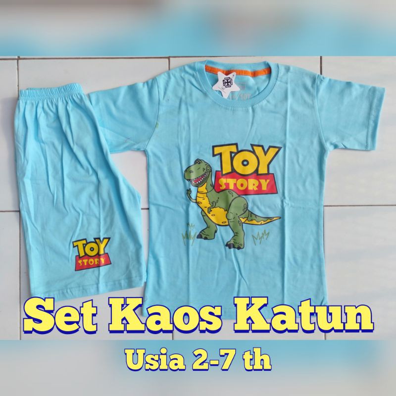 Kaos + Celana Katun (Cowok)