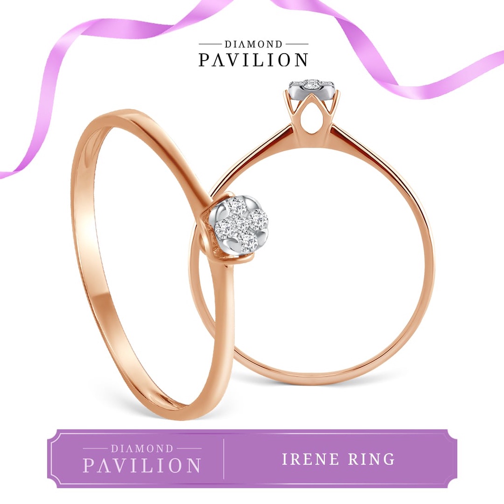 Jual Diamond Pavilion Cincin Emas Batu Berlian Irene Ring Shopee