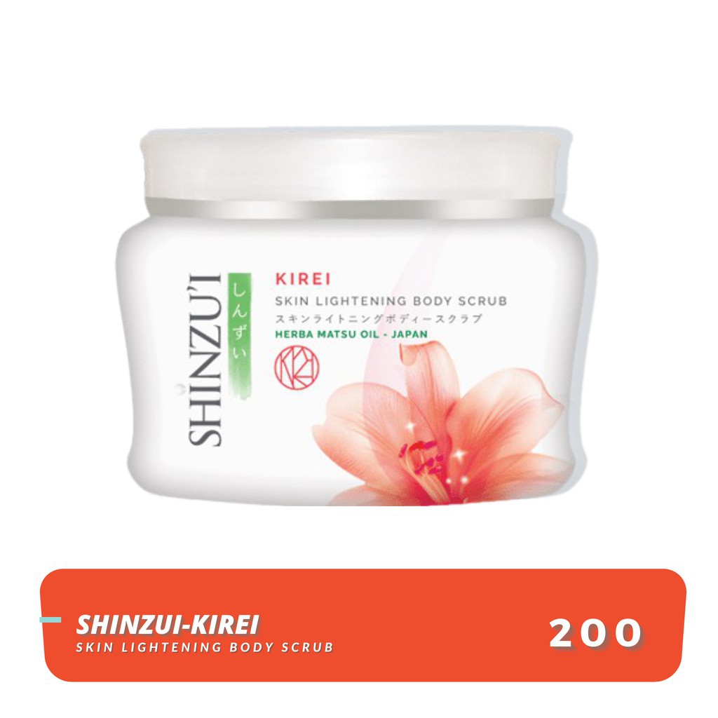 Shinzui Skin Lightening Body Scrub 200gr