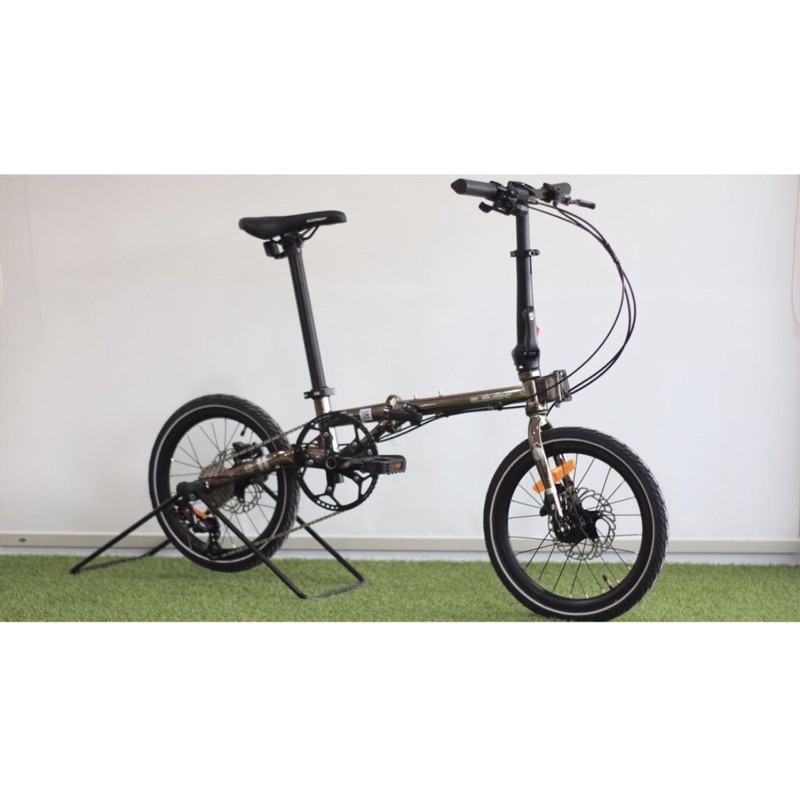 Sepeda Lipat Element Troy 10 sp Black Diamond Frame Chromoly Rem Cakram Hydraulic Garansi COD SNI-BLACK DIAMOND