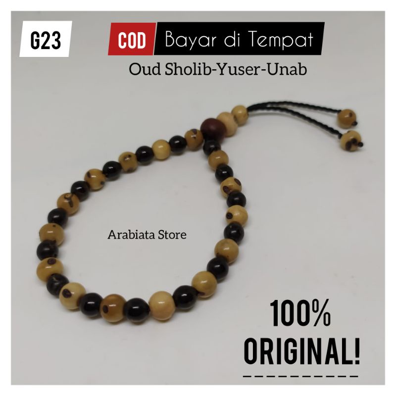Gelang Tasbih Yuser Oud Sholib Unab