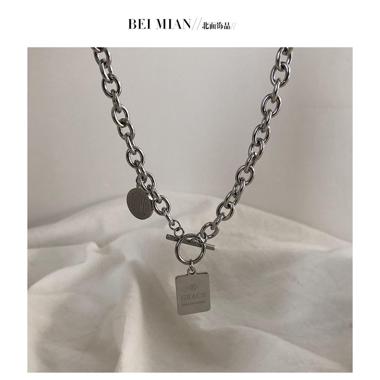 Yuanfang Brand Necklace Accessories Trendy Hip Hop Clavicle Chain