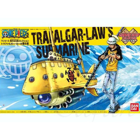 BARANG BERKUALITAS  One Piece Grand Ship Collection Trafalgar Law Submarine BANDAI