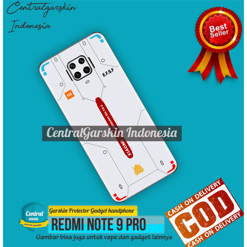 COD Garskin SKIN Redmi Note 9 Pro Gundam (Bisa COD)