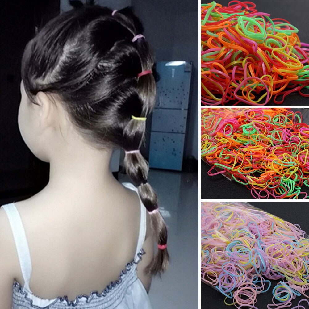 Karet ikut Rambut Aneka warna Isi 2000pcs kualitas terbaik