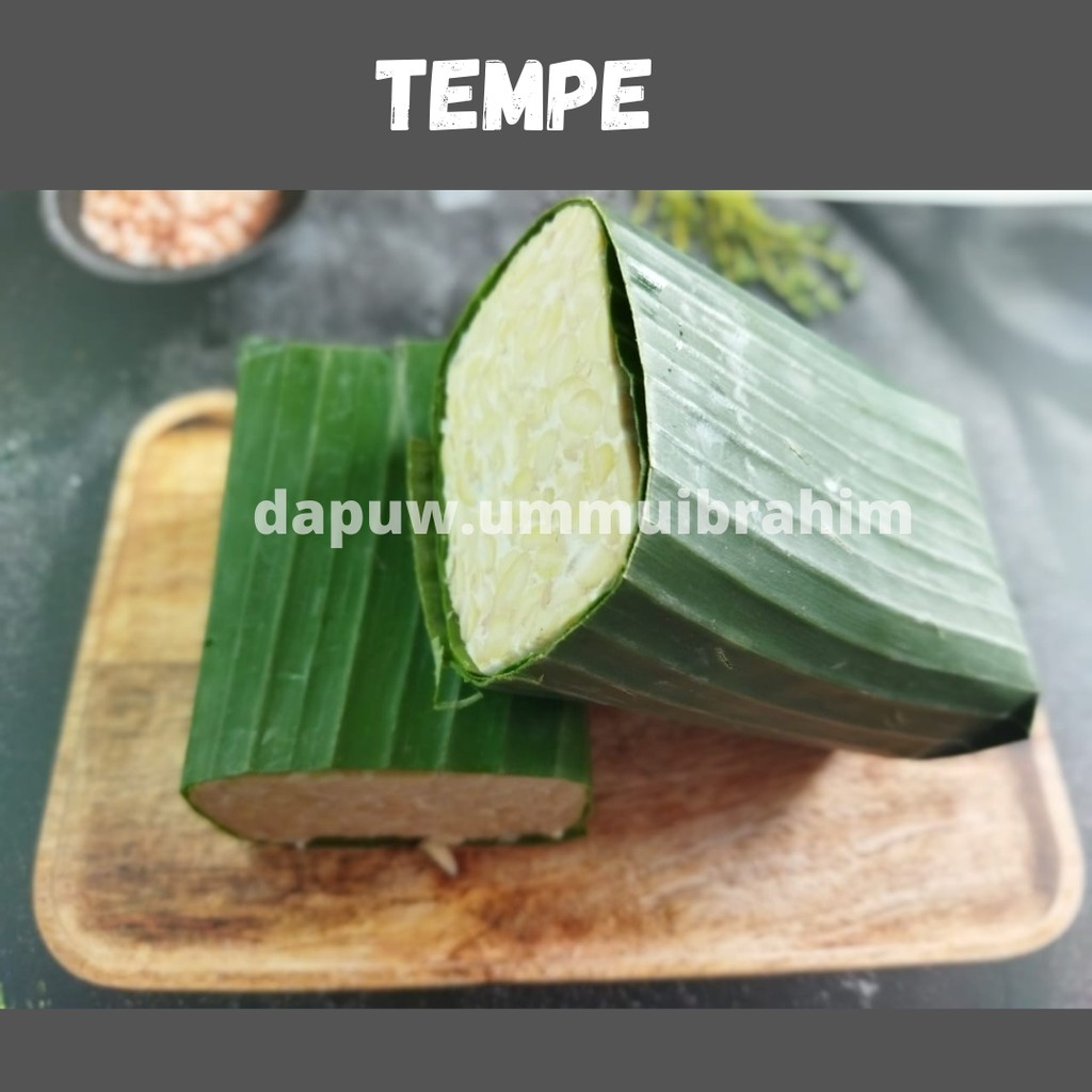 

Tempe Balok Bungkus Daun Pisang 1 Papan