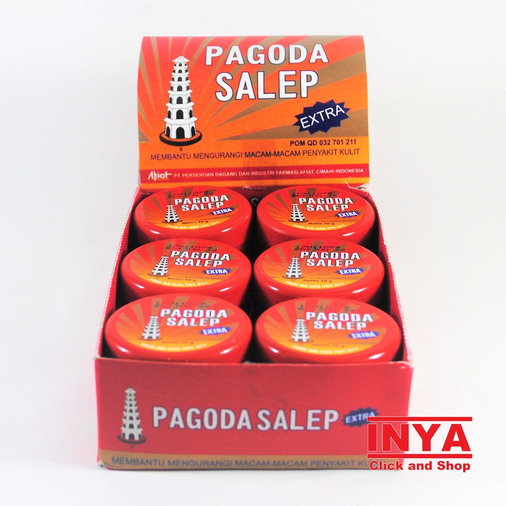 PAGODA EXTRA 12x10gr BOX - Selusin - Antiseptic Cream - Salep Kulit