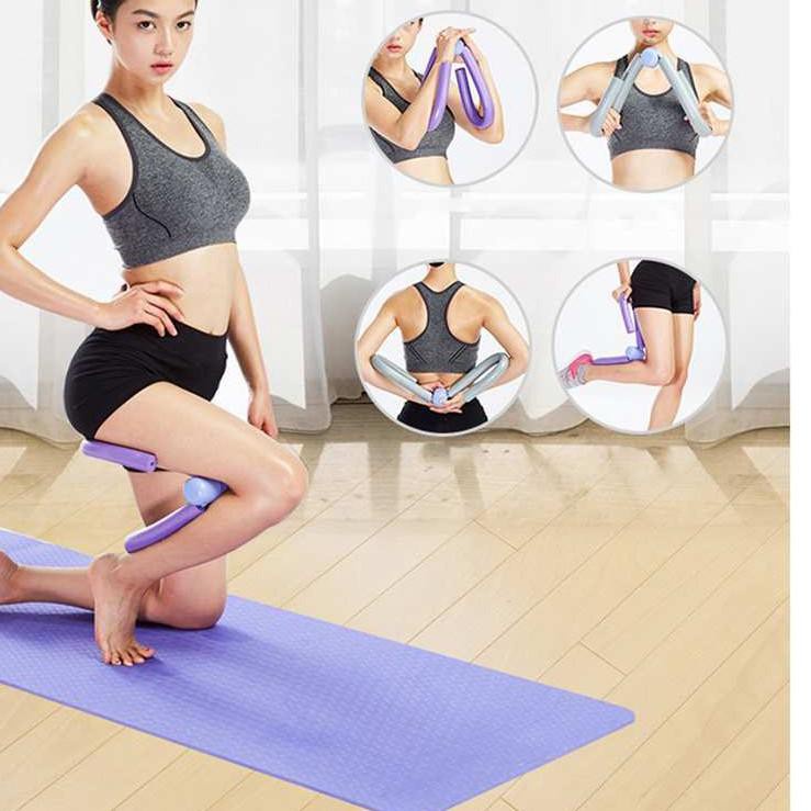 Thigh Master Alat Melatih Otot Paha Kaki Tangan Pinggul Yoga / Thigh Master