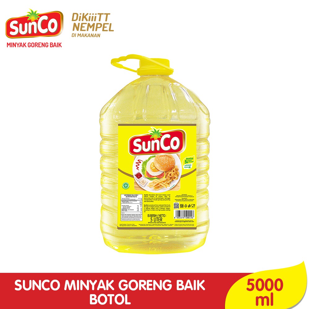 Promo Harga Sunco Minyak Goreng 5000 ml - Shopee