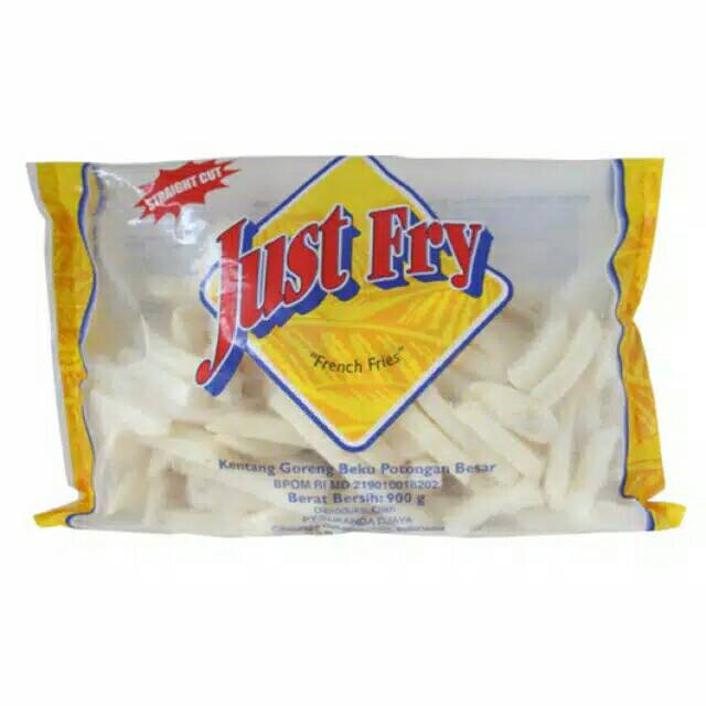 

just fry french fries straight cut 900gram 12 pcs