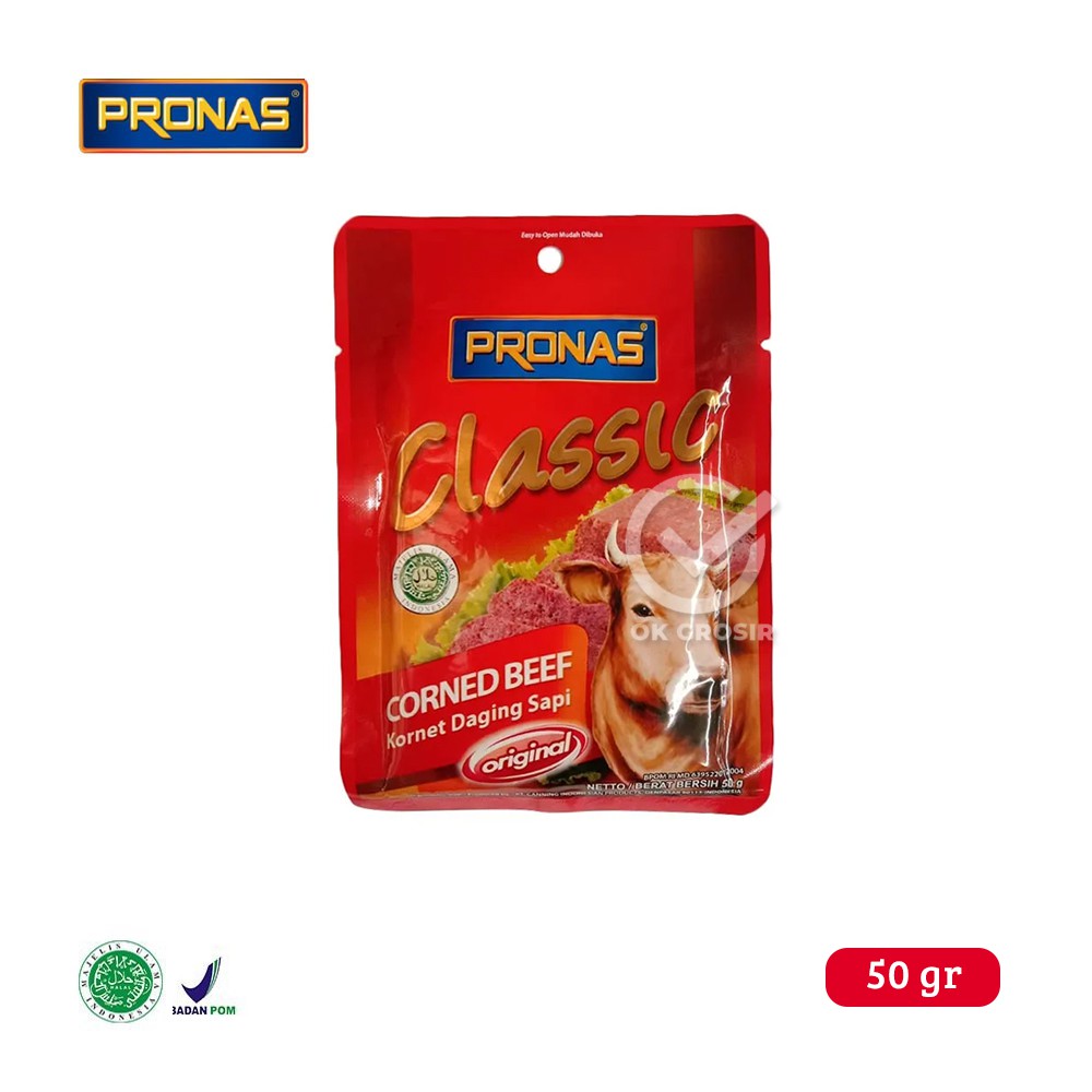 

Pronas Classic Kornet Daging Sapi Original (50 gr)