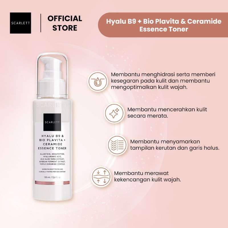 Scarlett Whitening Hyalu Essence Toner 100ml