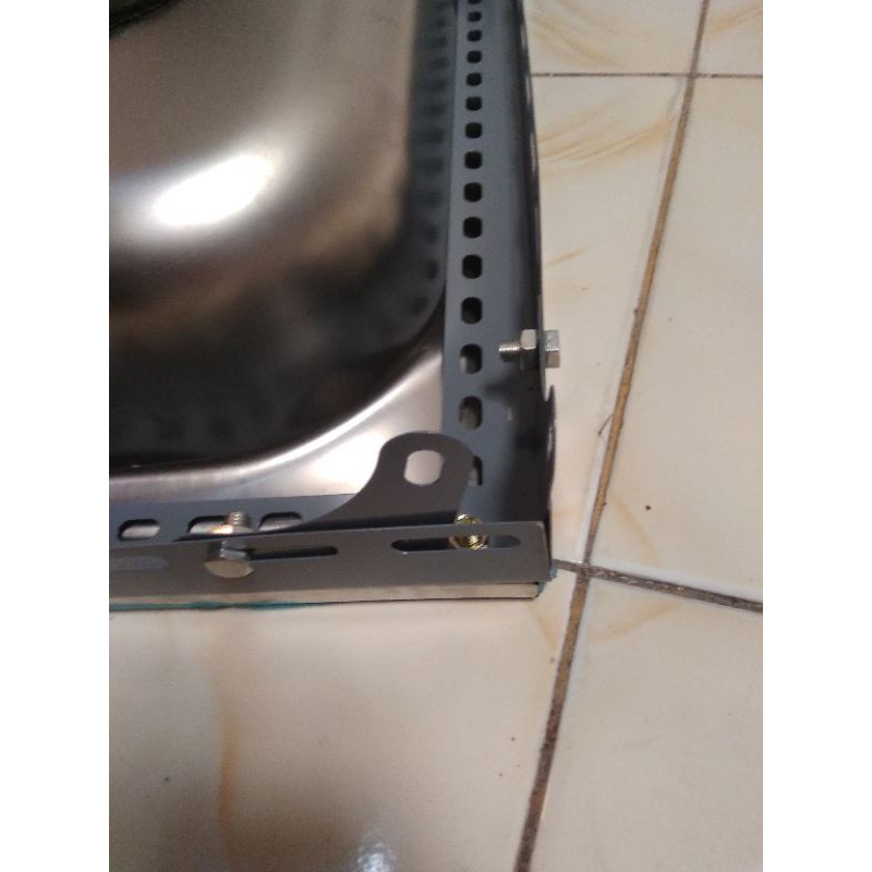 wastafel portable 2 bak cuci piring 80x50tanpa sayap