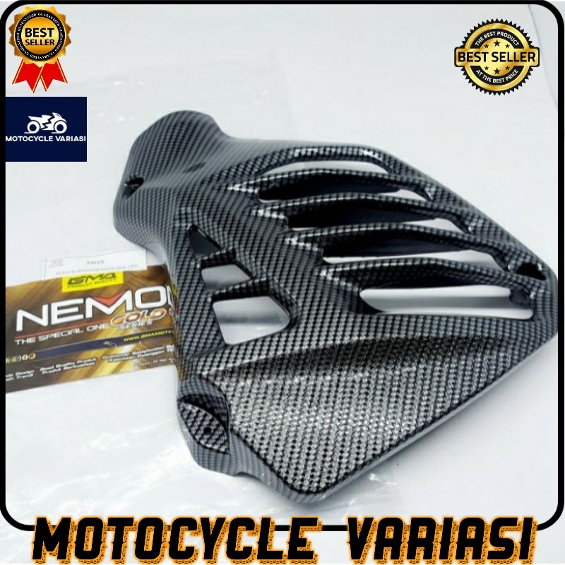 Cover Tutup Radiator Carbon Nemo Nmax 2015 - 2019