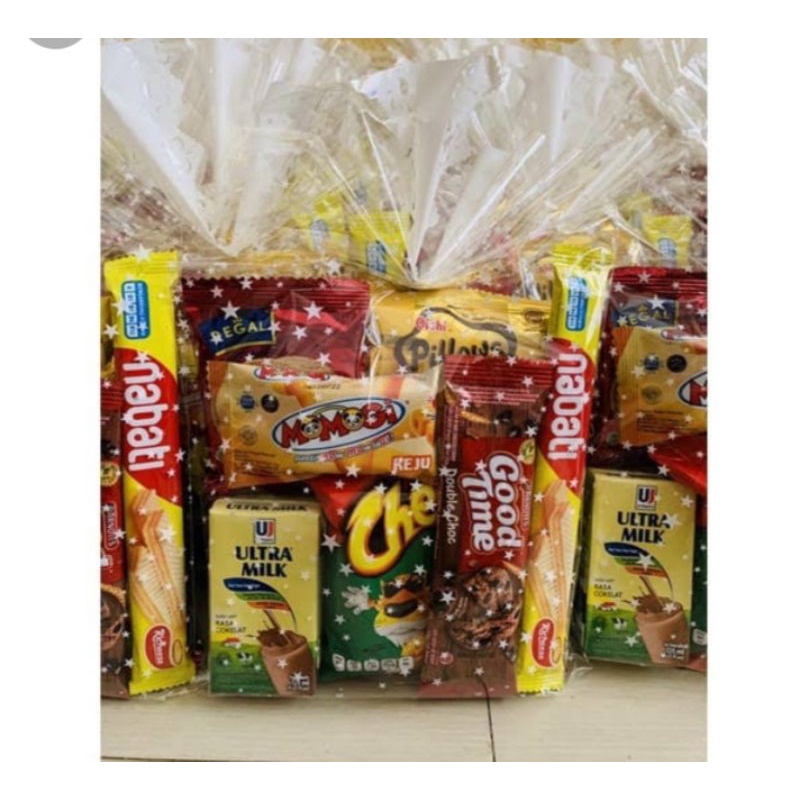 

paket snack ulang tahun/snack birtday/paket snack ulang tahun termurah/paket snack harga dibawah 10rb/gift birtday/ulang tahun/paket murah/paket snack ulang tahun murah