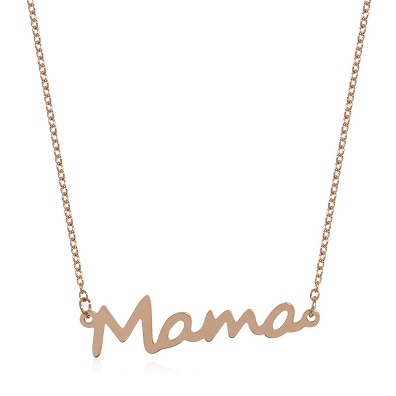 Kalung Desain Tulisan Mama Untuk Wanita