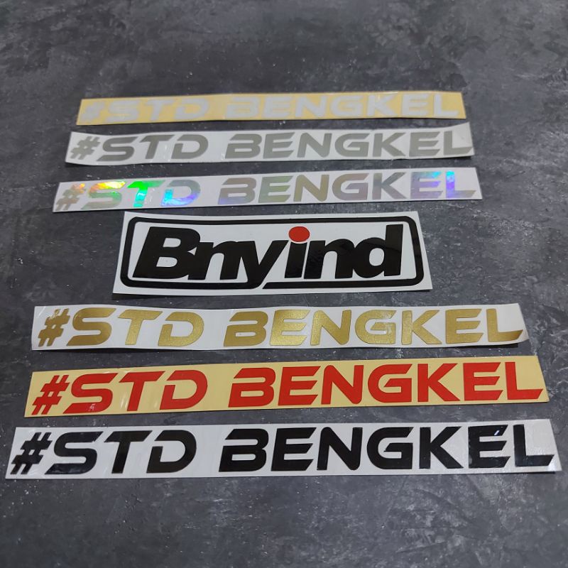 STICKER STD BENGKEL CUTTING