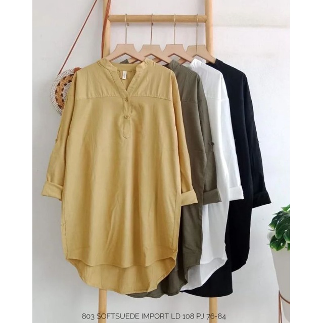 KEMEJA SOFT SUEDE IMPORT