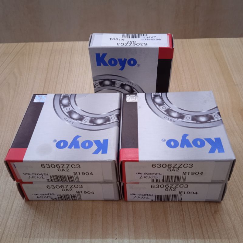 bearing klaker laker 6306 merek NTN / KOYO original japan laker pompa ns 80 - 100, laker mesin ffc 2