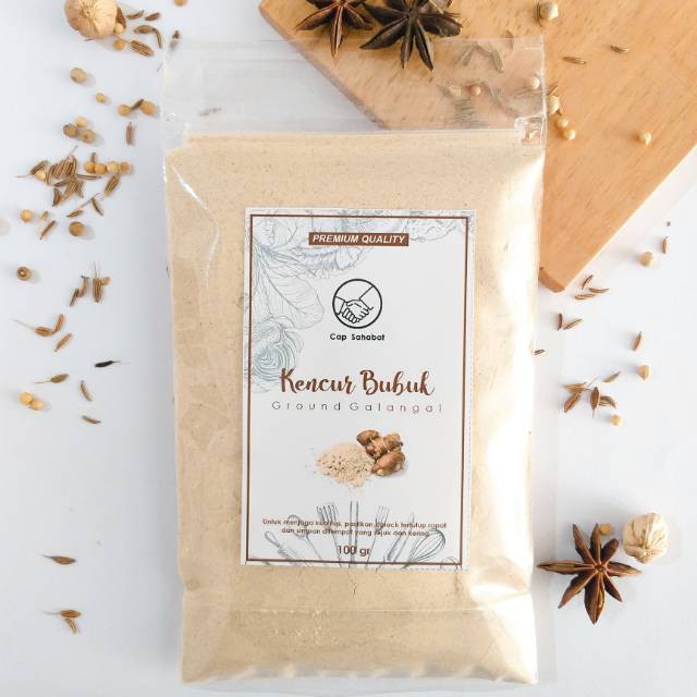 

100gr Kencur Bubuk / Ground Galangal 100% PREMIUM QUALITY