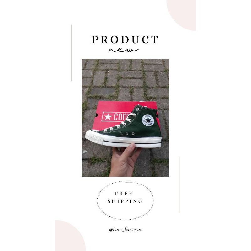 SEPATU CONVERSE 70S HIGH EGRET IJO SURPLUS PREMIUM BNIB