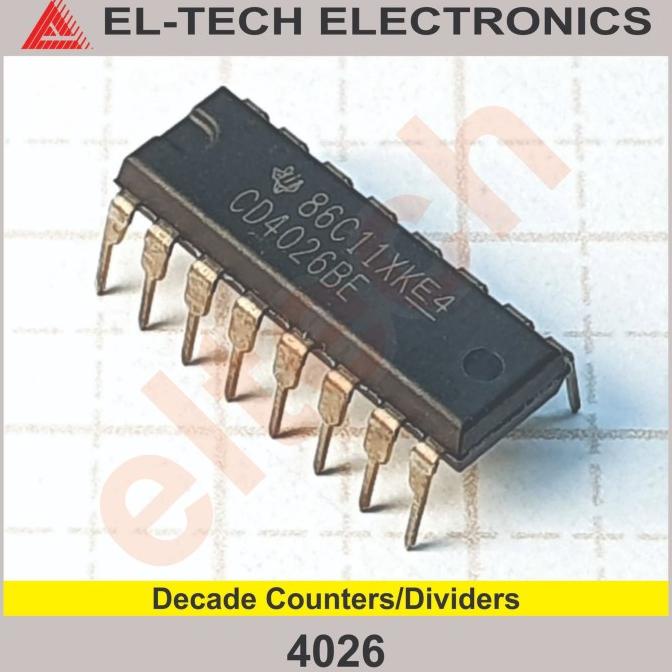 CD4026 HCF4026 HEF4026 MC14026 TC4026 4026 14026 CD HCF HD HEF MC TC elt3ch dijamin