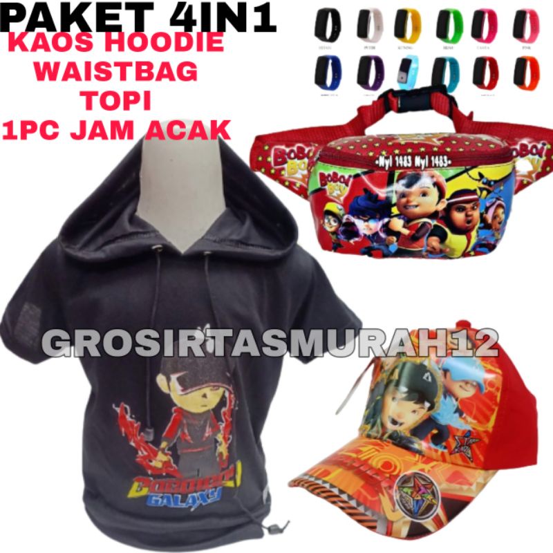 Baju anak laki laki Boboiboy Baju anak laki-laki karakter Hoodie anak laki laki - baju anak Baju kaos Boboi boy