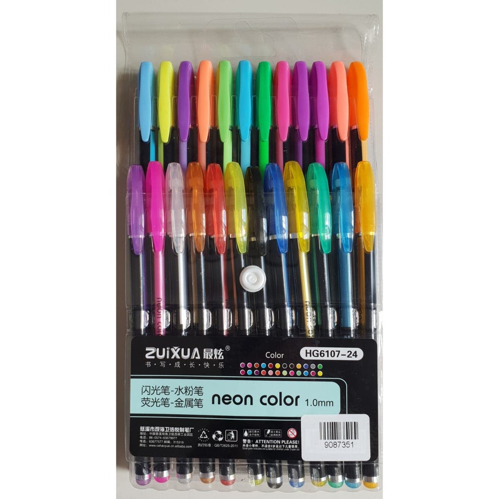 

Jual KEPERLUAN STATIONERY BOLPEN NEON COLOR BOLPEN GEL WARNA WARNI PEN GEL Diskon