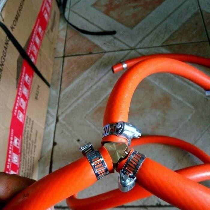 selang cabang oven gas 2 meter+regulator