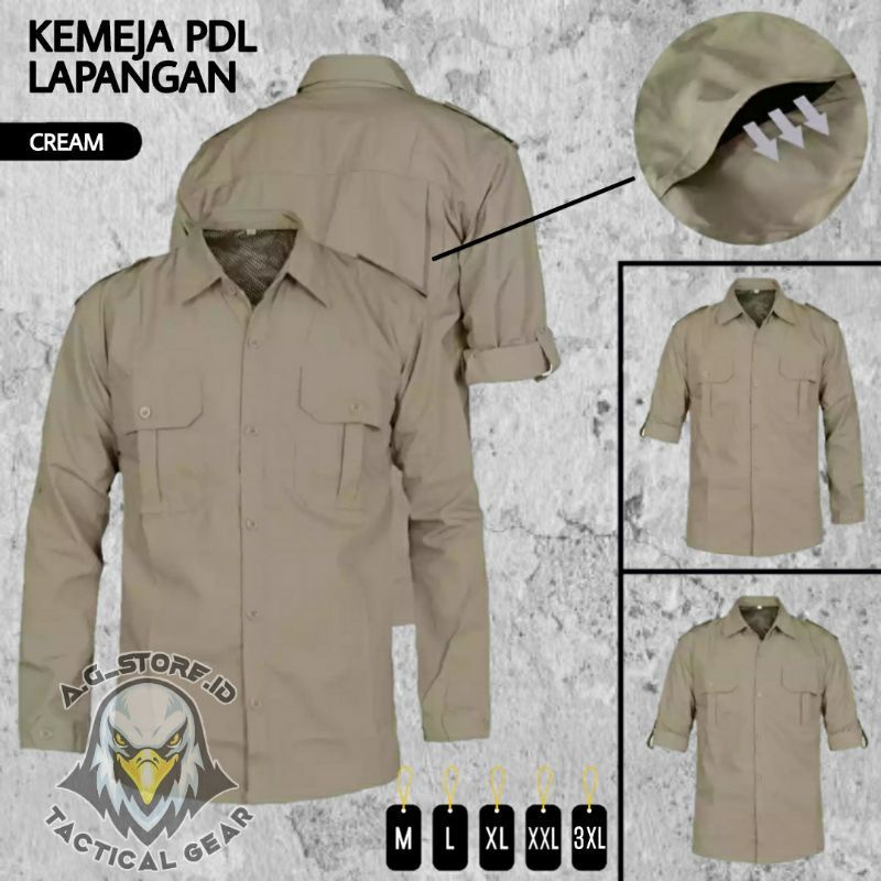 Grosir Baju Kemeja Seragam PDL Lapangan | Baju Kemeja Taktikal | Hem Atasan Kemeja