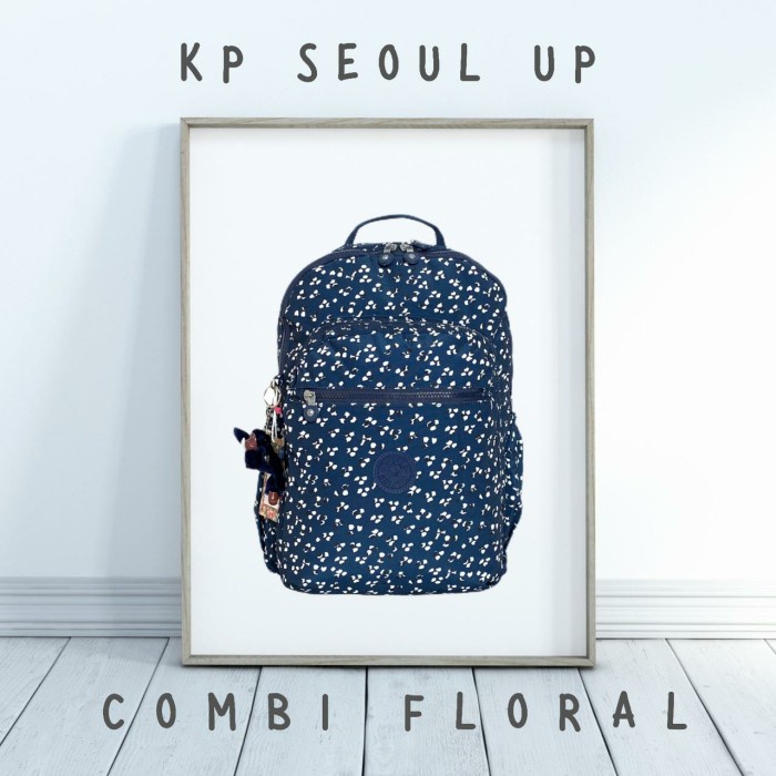 COD// Kipling Seoul Up Suprem/backpack kipling/ransel kipling - 5