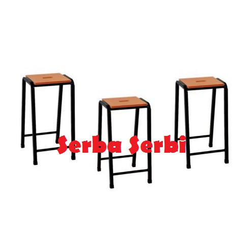 Kursi Laboratorium Susun Kursi berkaki 4