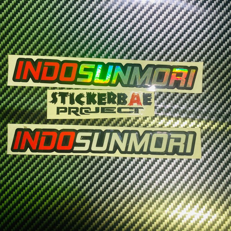 ready stok sticker indo sunmori bahan cutting sticker bukan printing