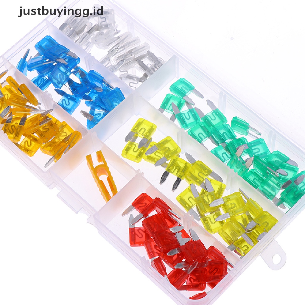 120pcs / Set Sekring Gepeng Mini Campur Untuk Mobil / Motor / Suv Cn37 Id