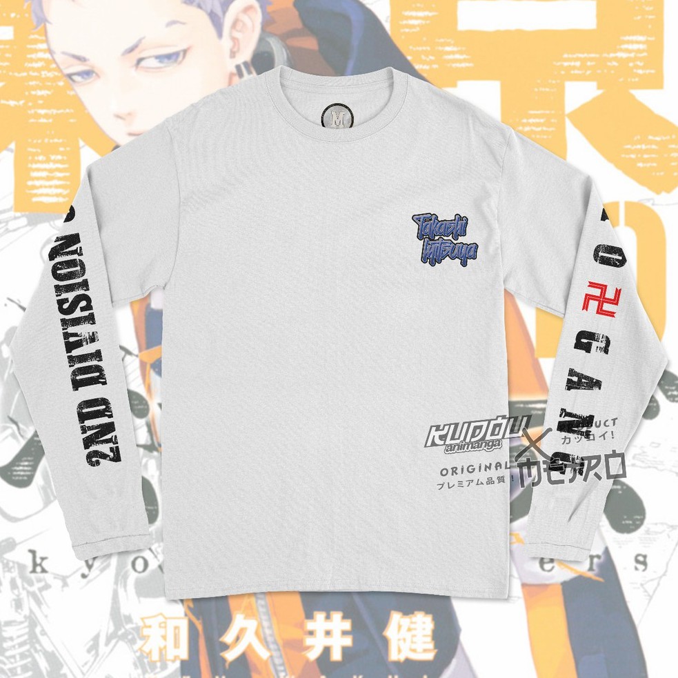 Longsleeve Takashi Mitsuya Tokyo Manji Anime Manga Tokyo Revengers Premium Unisex