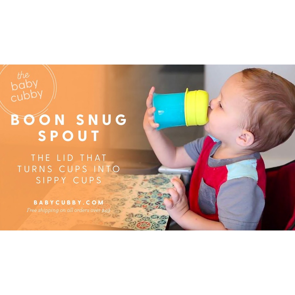 Boon Snug Spout with Cup 9m+ Tutup Silicone