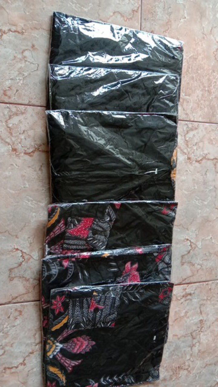Ramabatik - (cod) Batik Couple Tunik Jelita Zipper Depan Terlaris M L Xl Xxl Jumbo