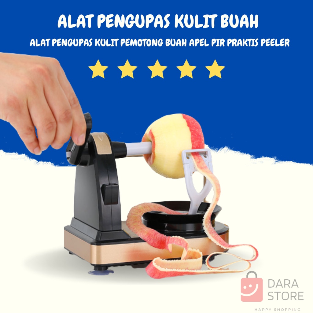 Alat Pengupas Kulit Buah Peeler Apel / Pir Kupas Praktis Otomatis