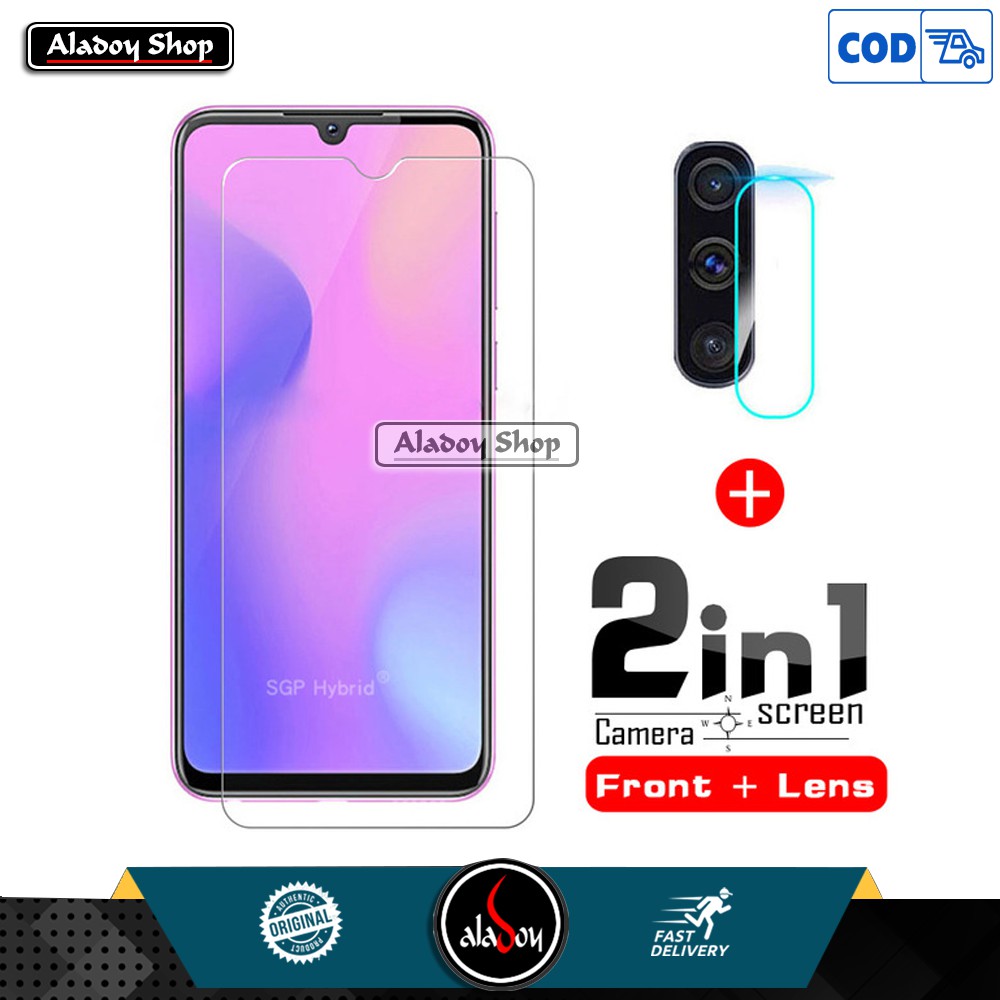 PAKET Tempered Glass Layar Clear + Antigores Tempered Glass Camera Vivo S1