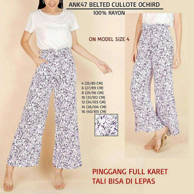 Celana Kulot Anco Wanita Original 100 %