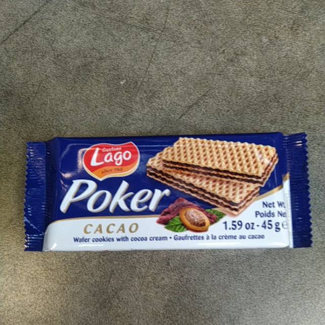 

Lago poker cacao 45gr impor Italy biskuit wafer