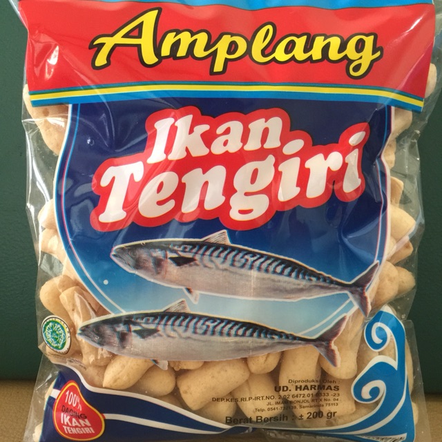 AMPLANG IKAN TENGGIRI PRODUKSI UD HARMAS SAMARINDA BERAT 200 GRAM