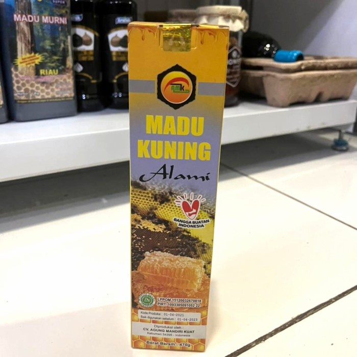 

AMK Madu Kuning Alami Plus Propolis 470gr | Mengatasi Diabetes | Mengatasi sakit Maag | Kolestrol Asam Urat