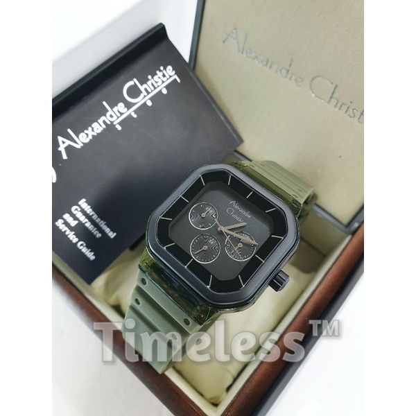 Jam Tangan Wanita Alexandre Christie AC 2811 BF Green