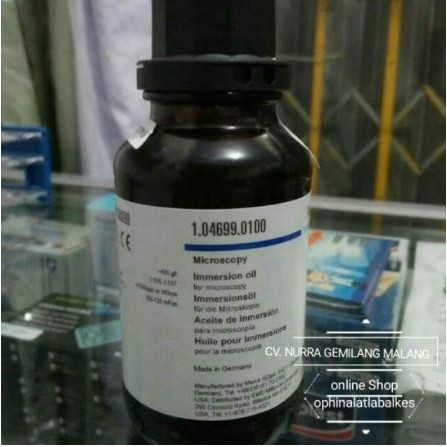 

Immersion Oil minyak Emersi Merck No Cat 1.04699.0500