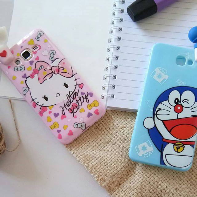 Case Intip karakter Samsung J7 Prime,  J7 Duo - Oppo A37  Soft Case Lucu
