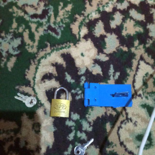 Gembok Kuat Press Kuning 25mm Tebal Kuat Tahan Lama Safety Lock Original