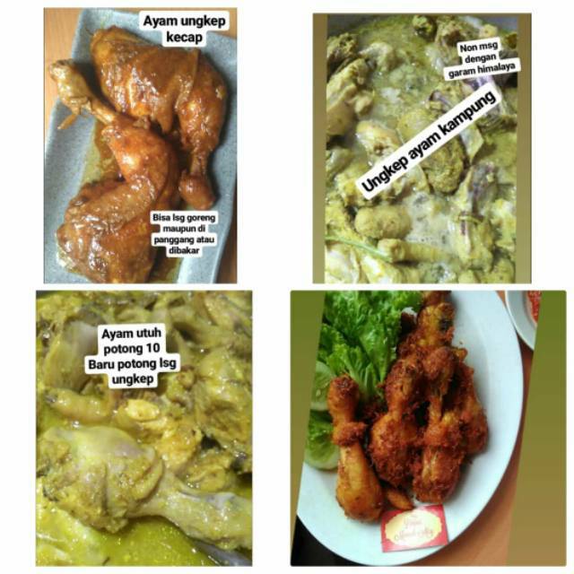 

Ayam Ungkep Broiler dan Kampung varian Bumbu Kecap / Bumbu Kuning